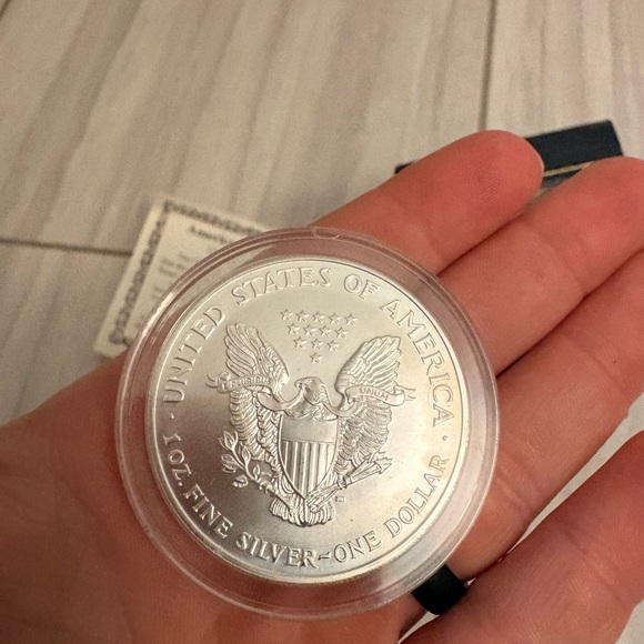 1999 American Eagle Walking Liberty  Colorized 1oz .999 SILVER Dollar w/Box, COA - Picture 8 of 8